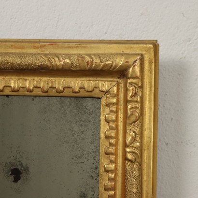 antiquités, miroir, antiquités de miroir, miroir antique, miroir italien antique, miroir antique, miroir néoclassique, miroir du XIXe siècle - antiquités, cadre, cadre antique, cadre antique, cadre italien antique, cadre antique, cadre néoclassique, cadre du XIXe siècle, Vénétie gravée Miroir, Miroir doré