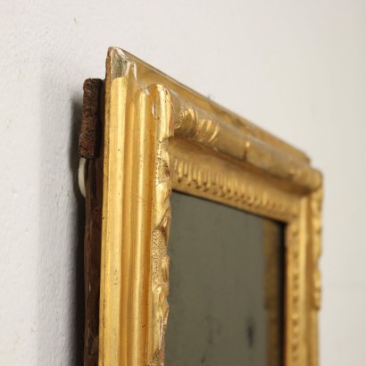 Antiquitäten, Spiegel, Antiquitätenspiegel, antiker Spiegel, antiker italienischer Spiegel, antiker Spiegel, neoklassizistischer Spiegel, Spiegel aus dem 19 Spiegel, goldener Spiegel