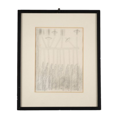 Disegno su Carta di Fausto Melotti 1979