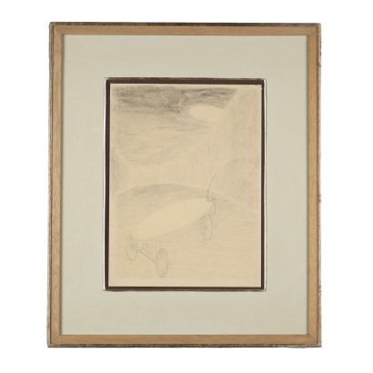 Disegno su Carta di Fausto Melotti 1980