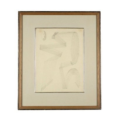 Disegno su carta di Fausto Melotti 197,Senza titolo,Fausto Melotti,Fausto Melotti,Fausto Melotti,Fausto Melotti,Fausto Melotti,Fausto Melotti,Fausto Melotti