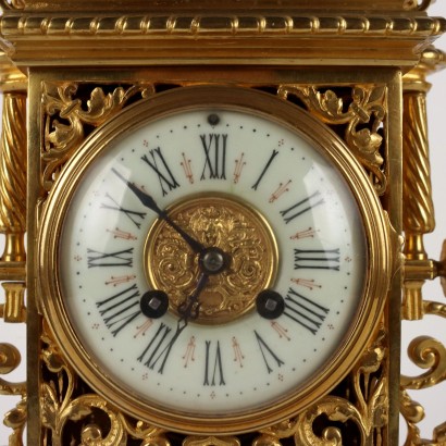Reloj Tríptico Bronce Dorado