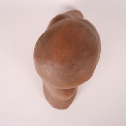 Terracotta female bust