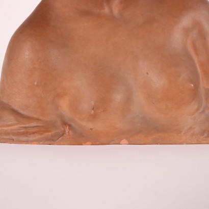 Terracotta female bust