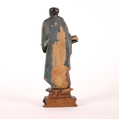 Saint Paul Carved Wood Statue