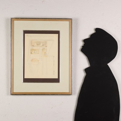 Dessin sur papier de Fausto Melotti 198,Sans titre,Fausto Melotti,Fausto Melotti,Fausto Melotti,Fausto Melotti,Fausto Melotti,Fausto Melotti,Fausto Melotti,Fausto Melotti