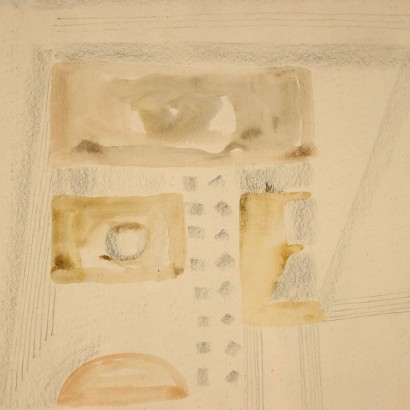 Dessin sur papier de Fausto Melotti 198,Sans titre,Fausto Melotti,Fausto Melotti,Fausto Melotti,Fausto Melotti,Fausto Melotti,Fausto Melotti,Fausto Melotti,Fausto Melotti