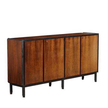 Meuble Vintage Années 60 Plaqué en Bois Exotique Ameublement