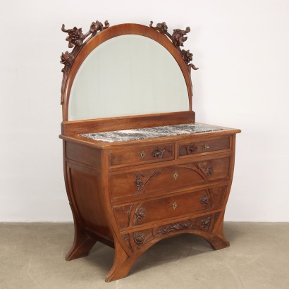 Camera: letto comodini, armadio, com,Camera: letto comodini, armadio, com,Arredo Camera da Letto attribuibile a