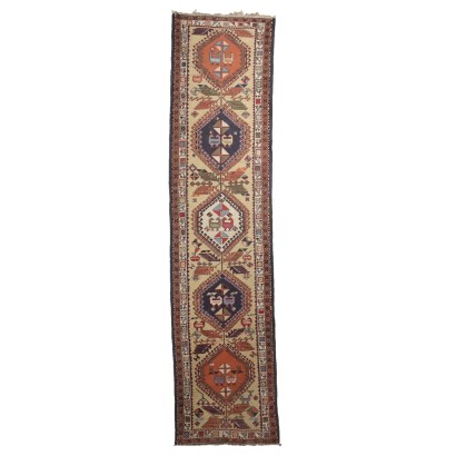 Tapis Vintage Asiatique Années 80-90 Ameublement Coton Laine Noeud Fin