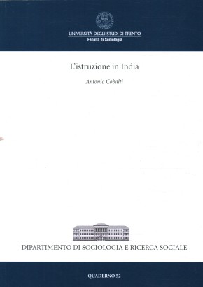 L'istruzione in India