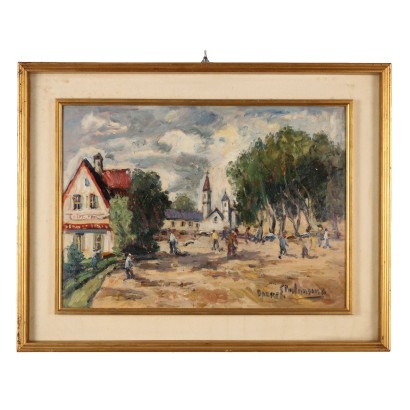 Pintado con Paisaje por Giovanni Balansino