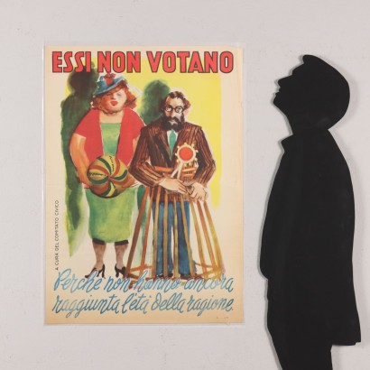 Group of political propaganda posters