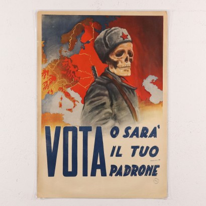 Group of political propaganda posters