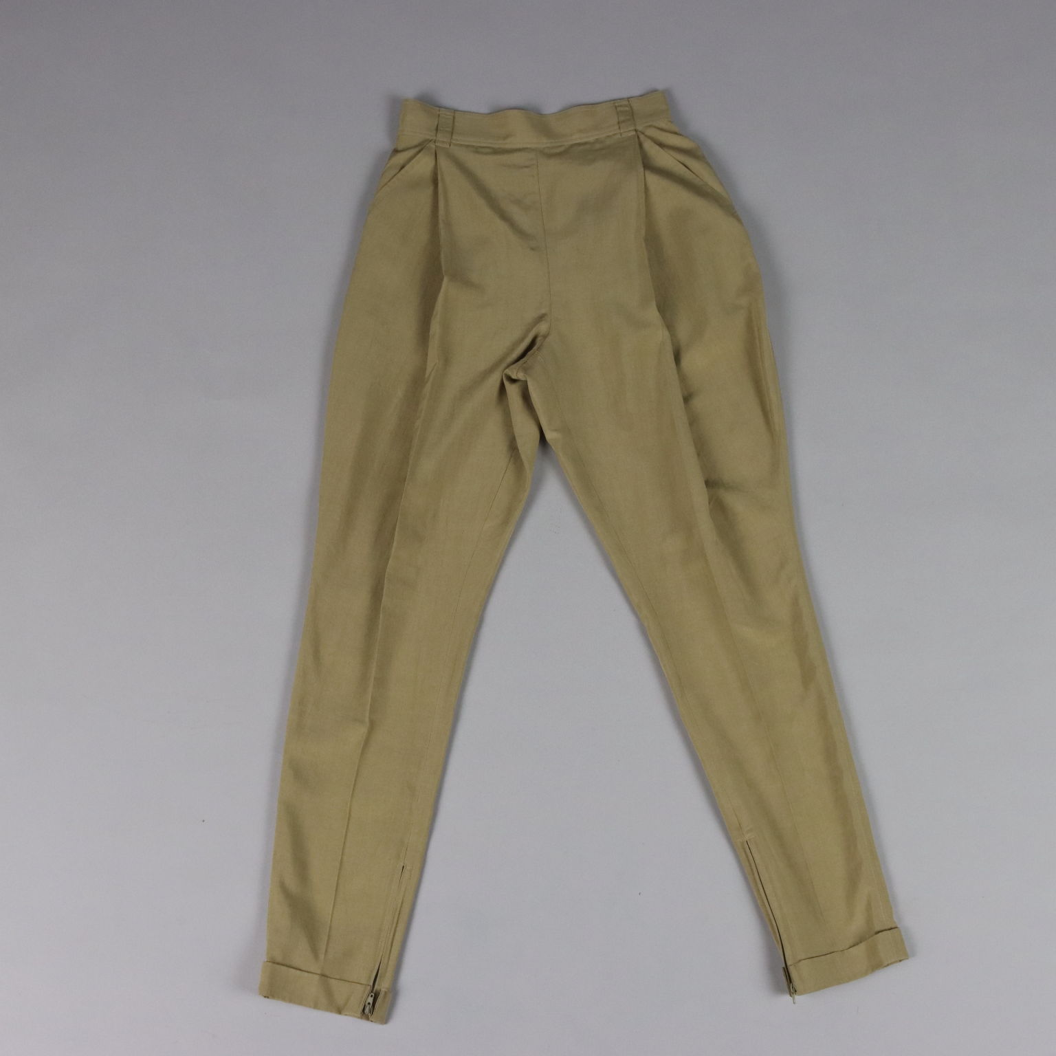 Versace Pantaloni Vintage Anni 80 90 Taglia 40 Pura Seta Vita alta