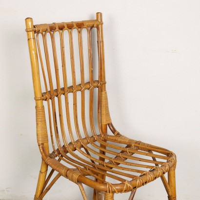 Silla de bambú de los años 60.