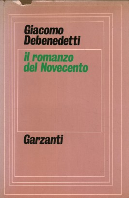 Il romanzo del Novecento