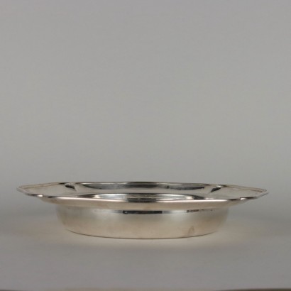 Silver fruit bowl