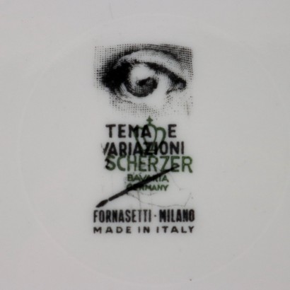 Piero Fornasetti Teller Tema und V-Serie,Piero Fornasetti,Piero Fornasetti,Piero Fornasetti,Piero Fornasetti,Piero Fornasetti,Piero Fornasetti,Piero Fornasetti