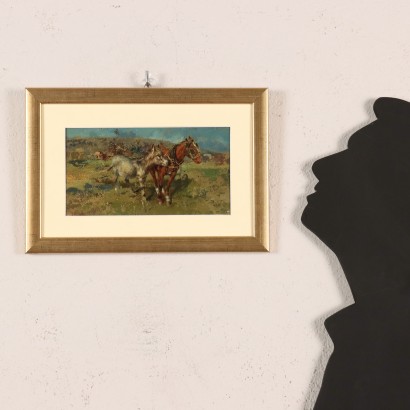 Small painting by Tito Pellicciotti