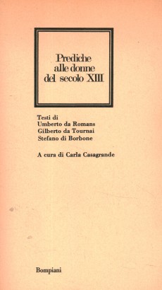 Prediche alle donne del secolo XIII