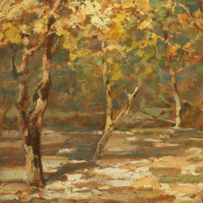 Pintura de Carlo Sartorelli ,Cervignano del Friuli (a lo largo de ,Pintura de Francesco Sartorelli ,Paisaje de bosque,Francesco Sartorelli,Francesco Sartorelli,Francesco Sartorelli,Francesco Sartorelli,Francesco Sartorelli,Francesco Sartorelli