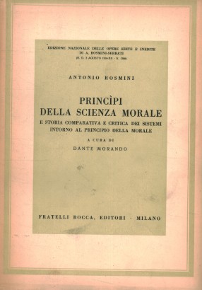 Principi della scienza morale