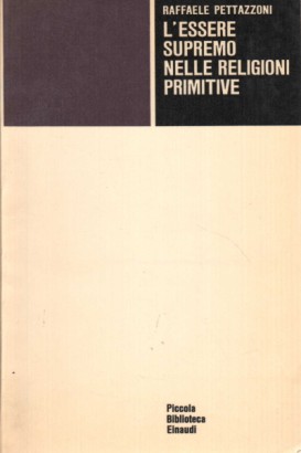 L'essere supremo nelle religioni primitive
