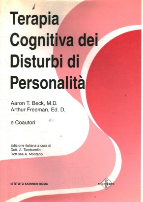 Terapia Cognitiva dei Disturbi di Personalità