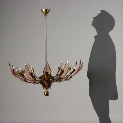 Deckenlampe, 50er Jahre Lampe