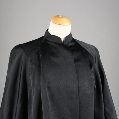 Basile Black Vintage Overcoat