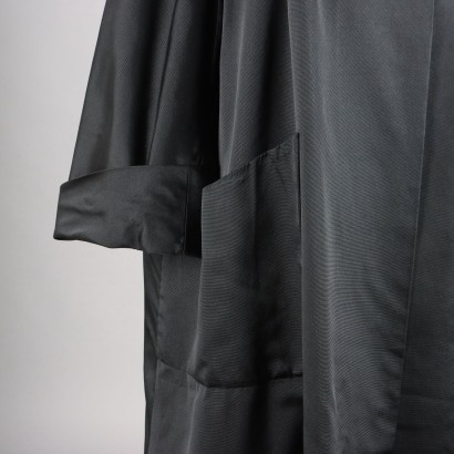 Basile Black Vintage Overcoat