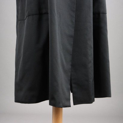 Basile Black Vintage Overcoat