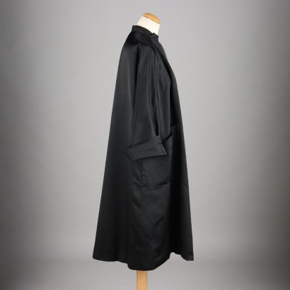 Basile Black Vintage Overcoat