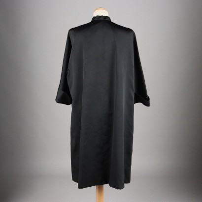 Basile Black Vintage Overcoat