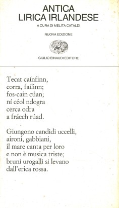 Antica lirica irlandese