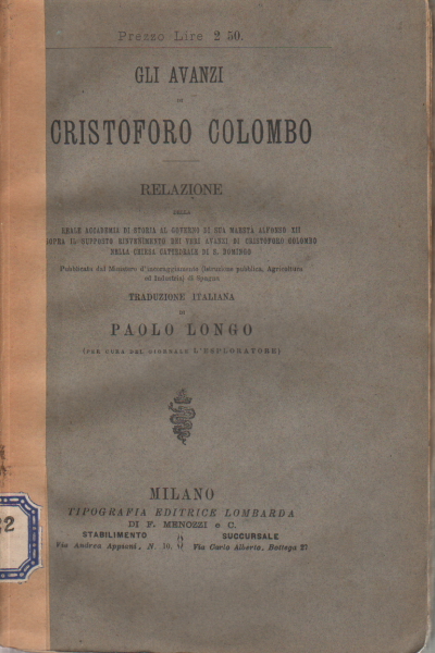 Gli avanzi di Cristoforo Colombo, AA.VV.