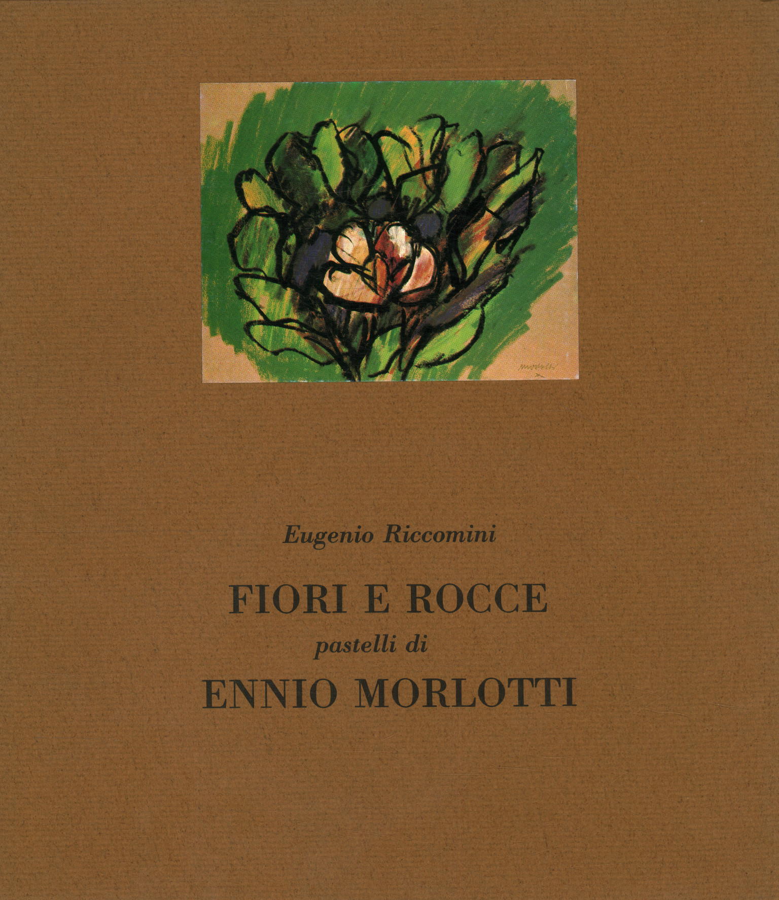 Pastel flowers and rocks by Ennio Morlo, Pastel flowers and rocks by Ennio Morlo