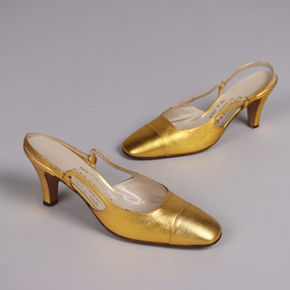 Vintage Goldschuhe