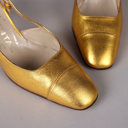 Vintage Goldschuhe