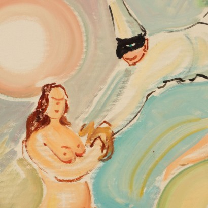 Painting by Mario Cortiello,The eroticism of Pulcinella,Mario Cortiello,Mario Cortiello,Mario Cortiello,Mario Cortiello,Mario Cortiello,Mario Cortiello,Mario Cortiello,Mario Cortiello