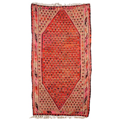 Tapis Asiatique Coton Noeud Gros Fait à Man