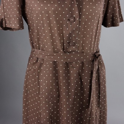 Polka Dot Cotton Vintage Dress
