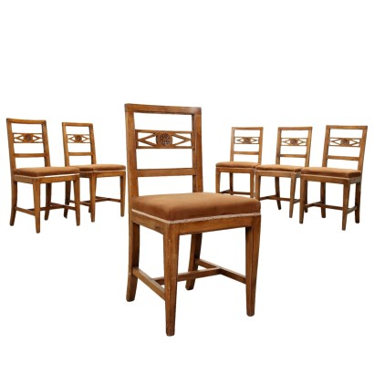 Gruppo di Sedie Neoclassiche