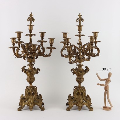 Pareja de candelabros Napoleón III