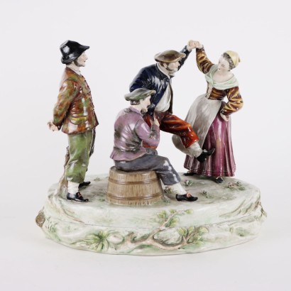 Sculptural group in Porcelain by Turing
