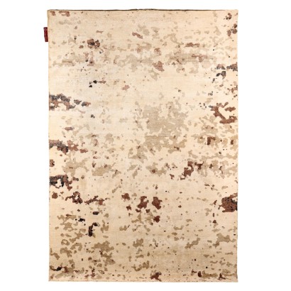 Tapis Vintage Sartori Meta Carving Italie Laine Noued Gros Ameublement
