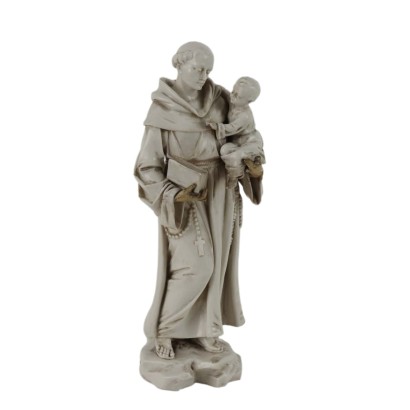Statua Sant'Antonio da Padova in Porcellana di Capodimonte
