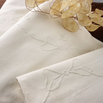 Ancient Double Bed Sheet with Towel '900 Beige Flax