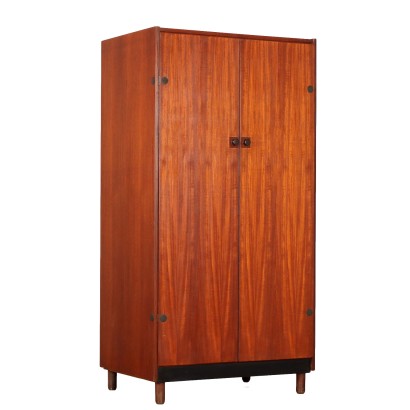 Vintage Schrank der 60er Jahre Teak Furniertes Holz Mobiliar